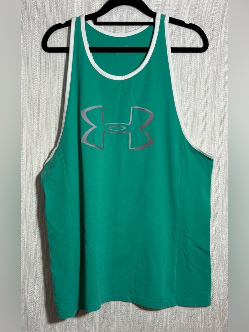 Under Armour Teal Athletic Tank with White Trim